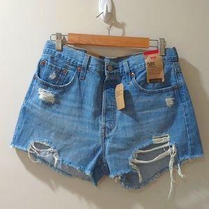 Levi's 501 High Rise Shorts NWT